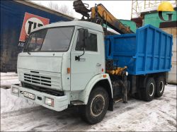 Металловоз КАМАЗ 43118 с манипулятором LIV
